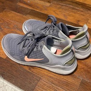 Nike Free Run tennis shoes